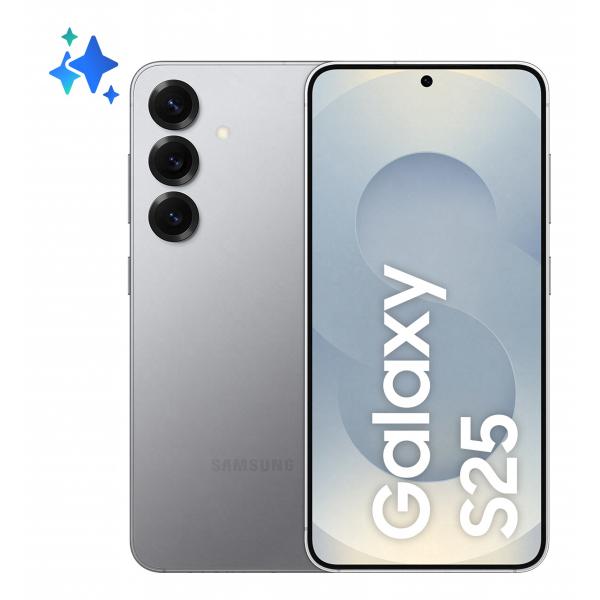 Samsung Galaxy S25 15,8 cm (6.2") Doppia SIM Android 15 5G USB tipo-C 12 GB 256 GB 4000 mAh Argento - EUROBABYLON