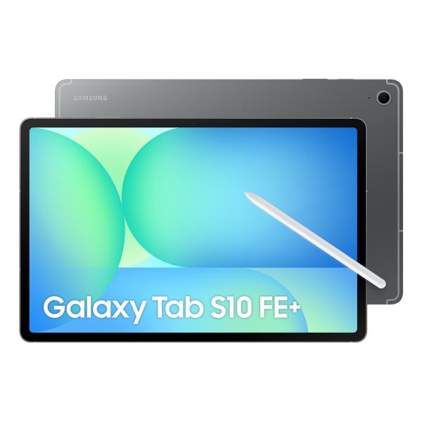 Samsung Galaxy Tab S10 FE+, Android Tablet, Display 13.1"LCD, Wifi, RAM 8GB, 128GB, 10.090 mAh, S Pen, Android 15, IP68, Gray - EUROBABYLON