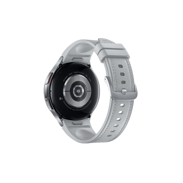 Samsung Galaxy Watch6 Classic SM-R960NZSADBT smartwatch e orologio sportivo 3,81 cm (1.5") OLED 47 mm Digitale 480 x 480 Pixel Touch screen Argento Wi-Fi GPS (satellitare) - EUROBABYLON