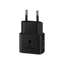 Samsung Type C Hzl arj Adaptr 25W Syh Smartphone Nero USB Ricarica rapida - EUROBABYLON