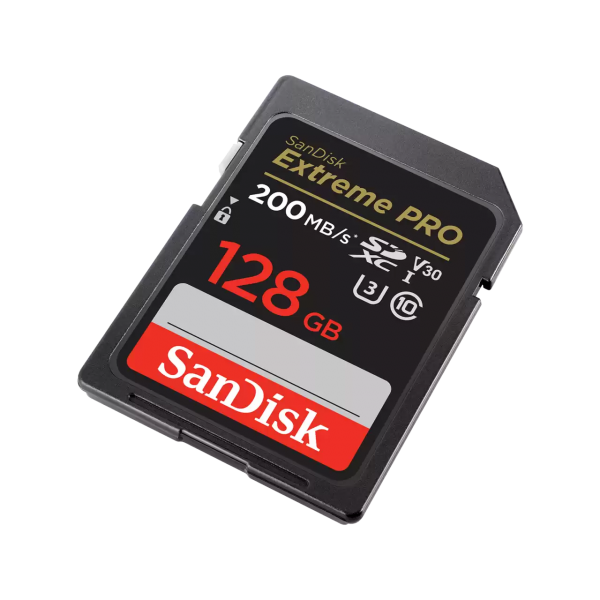 SanDisk Extreme PRO SD 128GB C10 UHS-I SDXC 200MB/s - EUROBABYLON