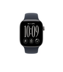 Apple Watch Series 12 GPS 42mm Cassa in alluminio grigio siderale con cinturino Sport blu navy - S/M