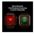 Apple Watch Series 12 GPS 42mm Cassa in alluminio grigio siderale con cinturino Sport blu navy - S/M