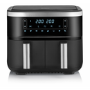 Severin FR 2453 friggitrice Doppia 3,25 L Indipendente 2850 W Friggitrice ad aria calda Nero, Argento - EUROBABYLON