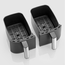 Severin FR 2453 friggitrice Doppia 3,25 L Indipendente 2850 W Friggitrice ad aria calda Nero, Argento - EUROBABYLON