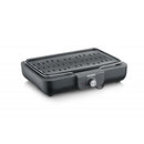 Severin PG 8556 barbecue per l'aperto e bistecchiera Grill Da tavolo Elettrico Nero, Acciaio inox 2300 W - EUROBABYLON