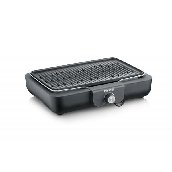 Severin PG 8556 barbecue per l'aperto e bistecchiera Grill Da tavolo Elettrico Nero, Acciaio inox 2300 W - EUROBABYLON
