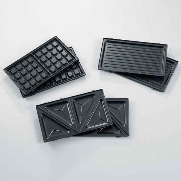 Severin SA 2968 piastra per waffle 2 waffle 1000 W Nero, Cromo - EUROBABYLON