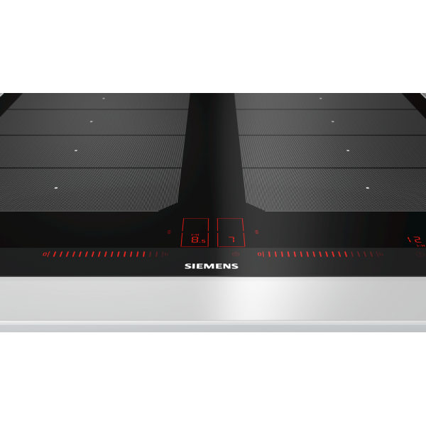 Siemens EX675LXC1E piano cottura Nero, Acciaio inossidabile Da incasso Piano cottura a induzione 4 Fornello(i) - EUROBABYLON