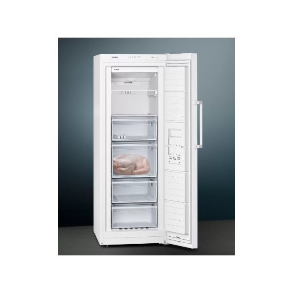 Siemens iQ300 GS29NVWEP congelatore Congelatore verticale Libera installazione 200 L E Bianco - EUROBABYLON