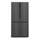 Siemens iQ300 KF96NAXEA frigorifero side-by-side Libera installazione 605 L E Nero, Acciaio inossidabile - EUROBABYLON