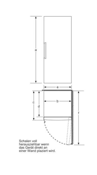 Siemens iQ500 GS58NAWDV congelatore Congelatore verticale Libera installazione 366 L D Bianco - EUROBABYLON