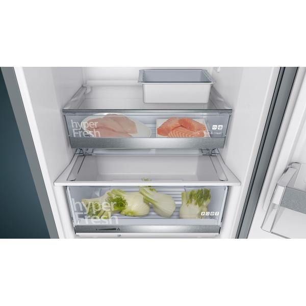 Siemens iQ500 KG39E8XBA frigorifero con congelatore Libera installazione 343 L B Nero, Stainless steel - EUROBABYLON