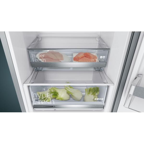 Siemens iQ500 KG39EAICA frigorifero con congelatore Libera installazione 343 L C Argento - EUROBABYLON