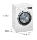 Siemens iQ500 WU14UT70 lavatrice Caricamento frontale 8 kg 1400 Giri/min Bianco - EUROBABYLON