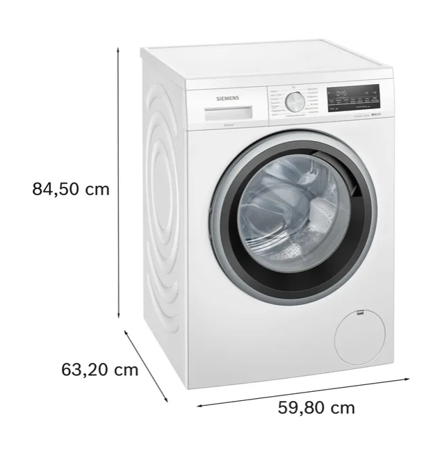Siemens iQ500 WU14UT70 lavatrice Caricamento frontale 8 kg 1400 Giri/min Bianco - EUROBABYLON