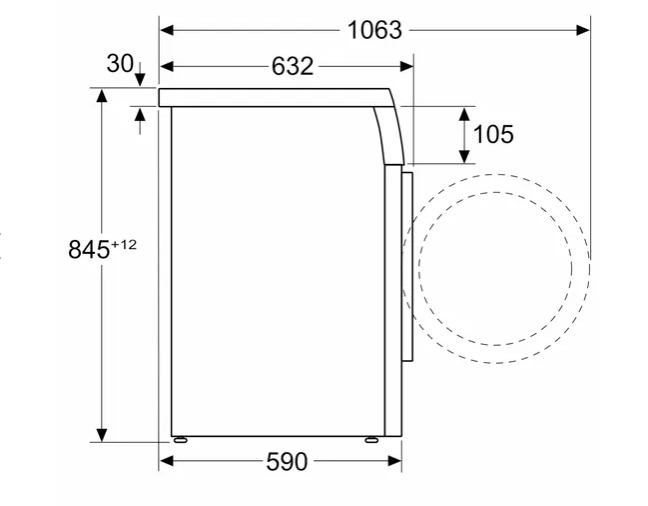 Siemens iQ500 WU14UT70 lavatrice Caricamento frontale 8 kg 1400 Giri/min Bianco - EUROBABYLON
