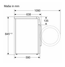 Siemens iQ700 WG44B2040 lavatrice Caricamento frontale 9 kg 1400 Giri/min Bianco - EUROBABYLON