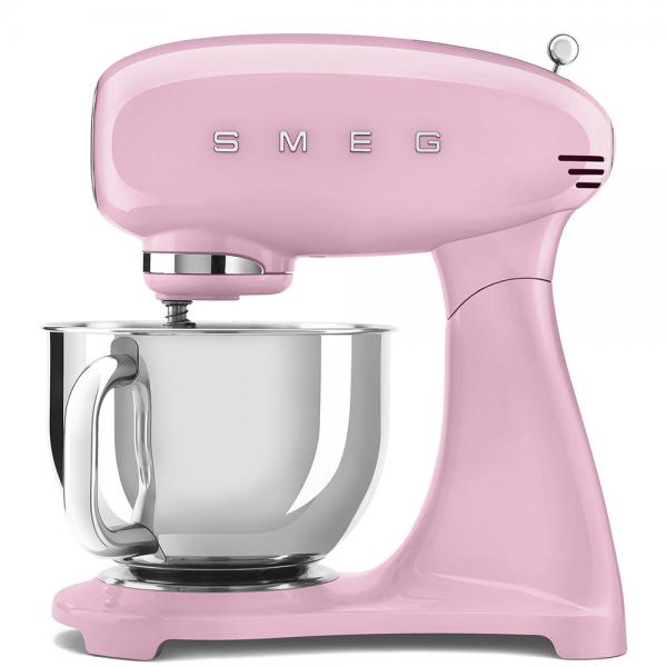 Smeg Impastatrice Full Color 50's Style  Rosa LUCIDO  SMF03PKEU - EUROBABYLON
