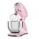 Smeg Impastatrice Full Color 50's Style  Rosa LUCIDO  SMF03PKEU - EUROBABYLON