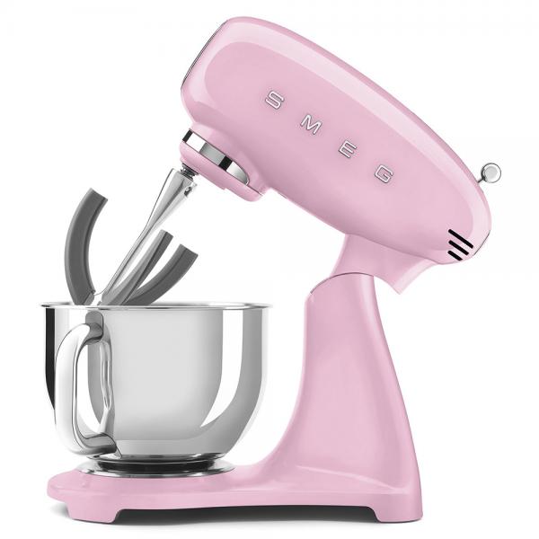 Smeg Impastatrice Full Color 50's Style  Rosa LUCIDO  SMF03PKEU - EUROBABYLON