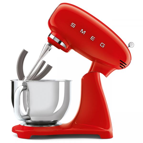 Smeg Impastatrice Full Color 50's Style  Rosso LUCIDO  SMF03RDEU - EUROBABYLON