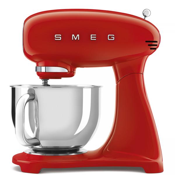 Smeg Impastatrice Full Color 50's Style  Rosso LUCIDO  SMF03RDEU - EUROBABYLON