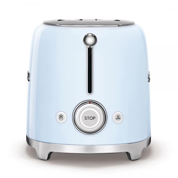 Smeg Tostapane 50's Style  Azzurro LUCIDO 2x2  TSF01PBEU - EUROBABYLON