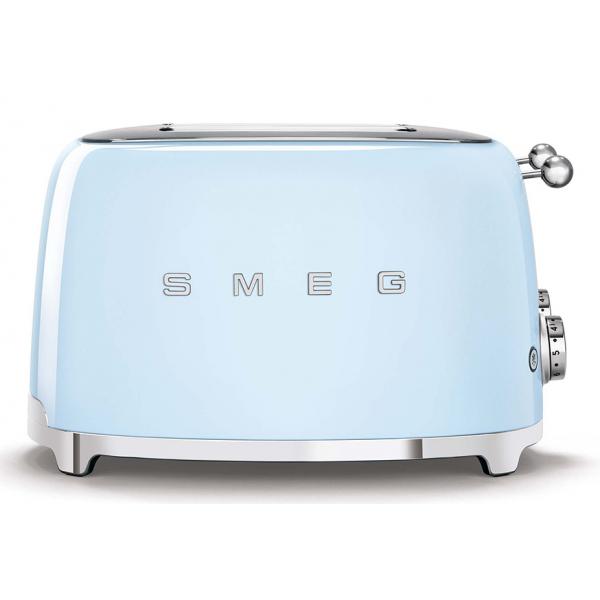 Smeg Tostapane 50's Style  Azzurro LUCIDO 4x4  TSF03PBEU - EUROBABYLON