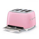 Smeg Tostapane 50's Style  Rosa LUCIDO 4x4  TSF03PKEU - EUROBABYLON