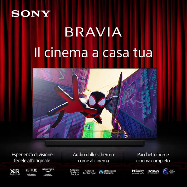Sony BRAVIA 7 QLED (XR l Mini LED) 75 pollici 4K HDR Google Smart TV (2024) Gaming menu per PlayStation 5, IMAX Enhanced, Dolby Vision Atmos, Chromecast, AirPlay, 120Hz 75XR70 - EUROBABYLON