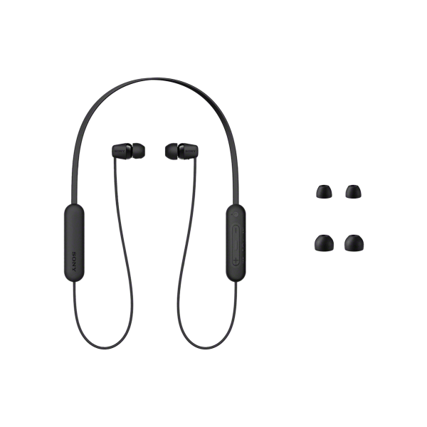 Sony WI-C100 Auricolare Wireless In-ear Musica e Chiamate Bluetooth Nero - EUROBABYLON