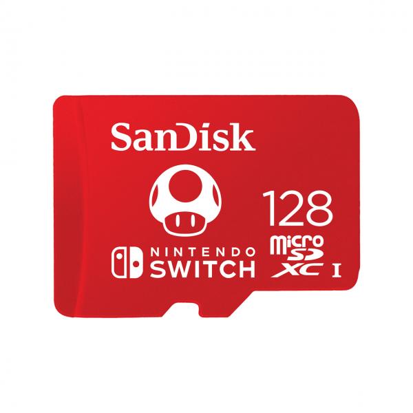 Switch Micro SDXC SanDisk 128GB SDSQXAO-128G-GNCZN for Nintendo Switch - EUROBABYLON