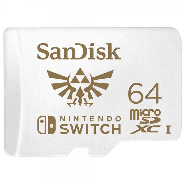 Switch Micro SDXC SanDisk 64GB for Nintendo Switch - EUROBABYLON