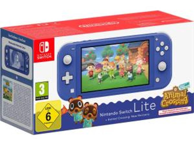 Switch lite Console Animal Crossing Blue - EUROBABYLON