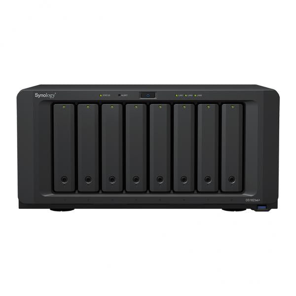 Synology DiskStation DS1823XS+ server NAS e di archiviazione Tower Ryzen Embedded V1780B 8 GB DDR4 0 TB DiskStation Manager Nero - EUROBABYLON