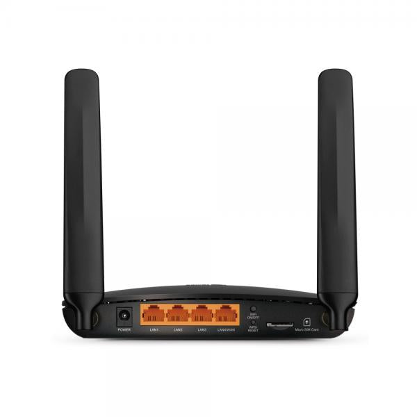 TP-Link Archer MR200 router wireless Fast Ethernet Dual-band (2.4 GHz/5 GHz) 4G Nero - EUROBABYLON
