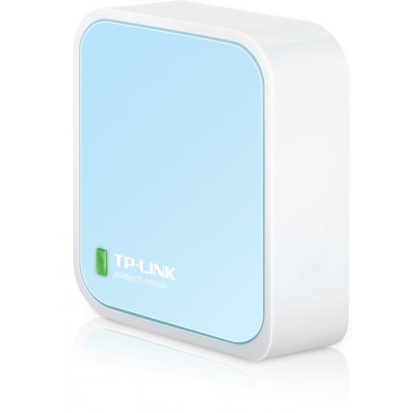 TP-Link TL-WR802N router wireless Fast Ethernet Banda singola (2.4 GHz) Blu, Bianco - EUROBABYLON