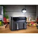 Tefal Dual Easy Fry & Grill EY905B Doppia 8,3 L Indipendente 2700 W Friggitrice ad aria calda Grigio - EUROBABYLON