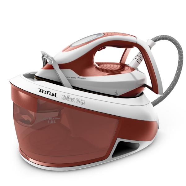 Tefal Express Power SV8110 2800 W 1,8 L Durilium AirGlide Autoclean soleplate Rosso, Bianco - EUROBABYLON