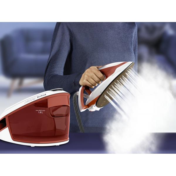 Tefal Express Power SV8110 2800 W 1,8 L Durilium AirGlide Autoclean soleplate Rosso, Bianco - EUROBABYLON