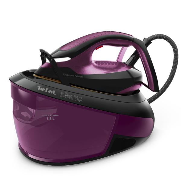 Tefal Express Vision SV8152 2800 W 1,8 L Durilium AirGlide Autoclean soleplate Porpora, Nero - EUROBABYLON