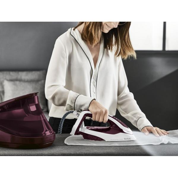 Tefal Pro Express Vision GV9810 3000 W 1,1 L Durilium AirGlide Autoclean soleplate Rosso, Bianco - EUROBABYLON