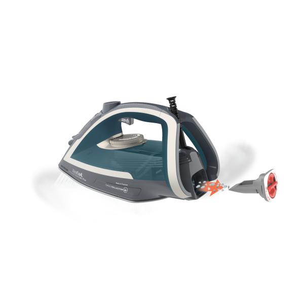 Tefal Ultragliss Anti-Calc Plus FV6842 Ferro a vapore 2800 W Blu, Argento - EUROBABYLON