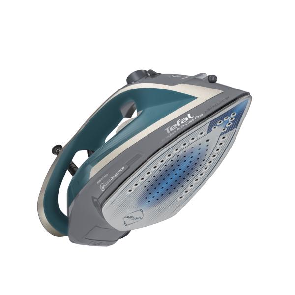 Tefal Ultragliss Anti-Calc Plus FV6842 Ferro a vapore 2800 W Blu, Argento - EUROBABYLON