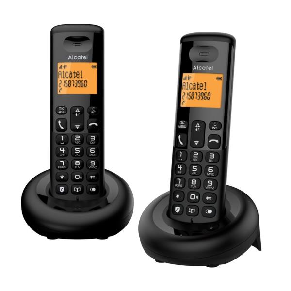 Telefono Cordless Alcatel E160 Duo Black - EUROBABYLON