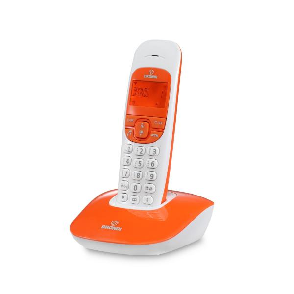 Telefono Cordless Brondi Nice Arancio - EUROBABYLON