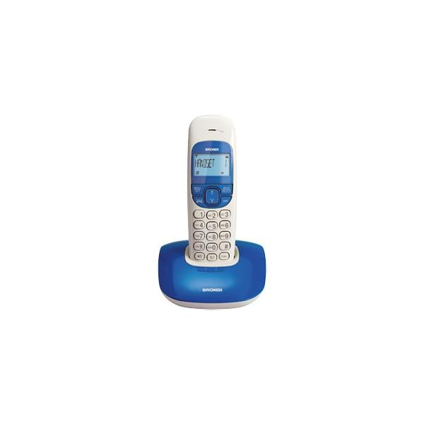 Telefono Cordless Brondi Nice Bianco/Blu - EUROBABYLON