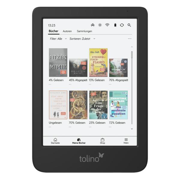 Tolino shine color lettore e-book Touch screen 16 GB Wi-Fi Nero - EUROBABYLON