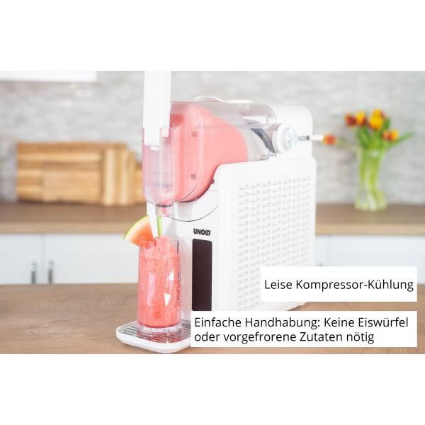 Unold Slush-Eismaschine Susi 48940 Gelatiera compressore 2 L 220 W Bianco - EUROBABYLON
